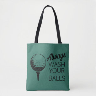 Immer Wasche Deine Bälle Lustiger Spruch Golfen Go