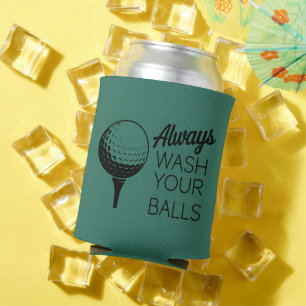 Immer Wasche Deine Bälle Lustiger Spruch Golfen Go Dosenkühler