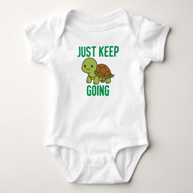 Immer Weiter Baby Strampler (Vorderseite)