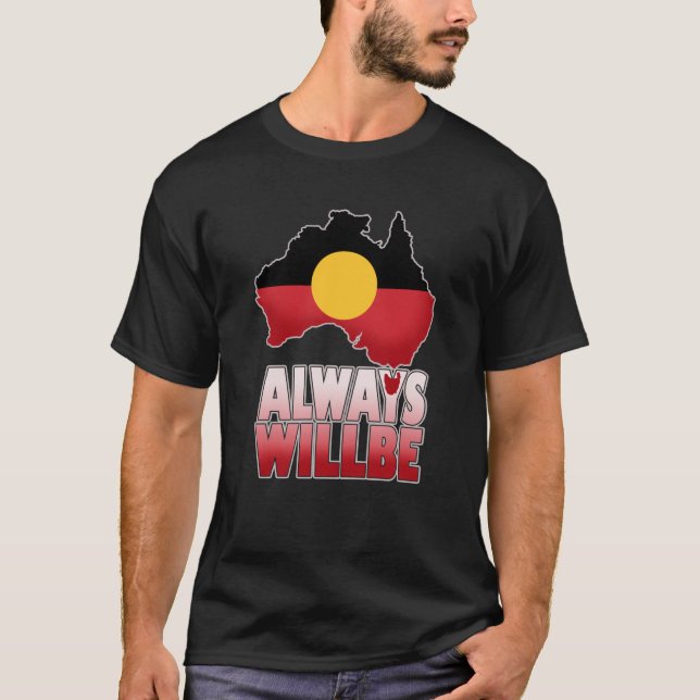 Immer wird aborigines Land, Australien T-Shirt (Vorderseite)