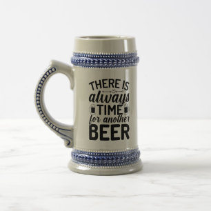 Immer zur gleichen Zeit Bierglas