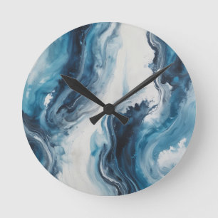 Immer zur Zeit Runde Wanduhr