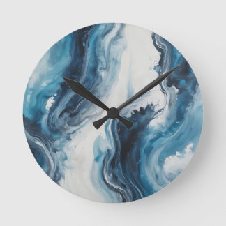 Immer zur Zeit Runde Wanduhr