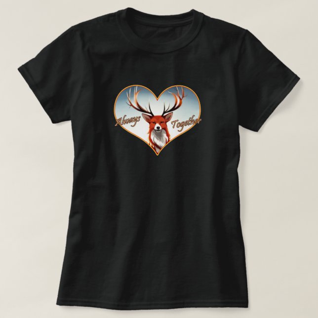 Immer zusammen mit Vixen und Stag T-Shirt (Design vorne)