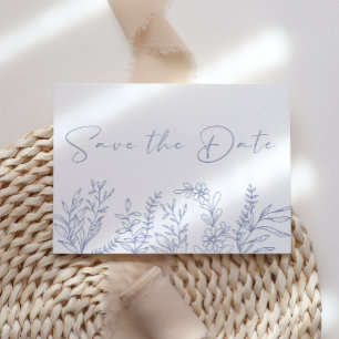 Immergrün Blumen Boho Heiratsantrag Save The Date