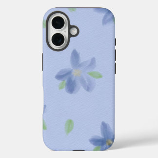 Immergrün-Blumen-Handyhülle iPhone 16 Hülle