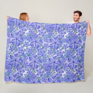 Immergrün-Blüten Blau Violett Vinca-Blüten Fleecedecke