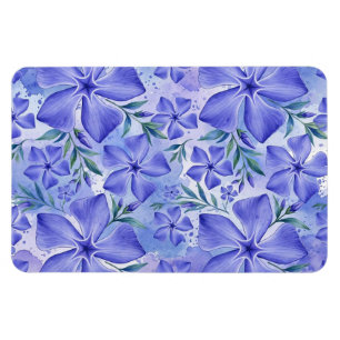 Immergrün-Blüten Blau Violett Vinca-Blüten Magnet