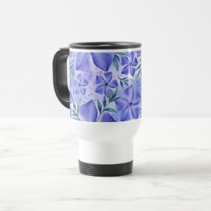Immergrün-Blüten Blau Violett Vinca-Blüten Reisebecher