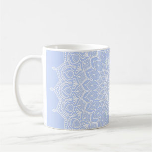 Immergrün-Mandala - Bora in Wacholderbeere Kaffeetasse
