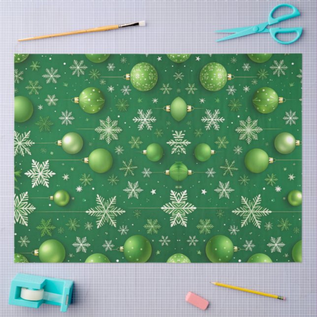 Immergrün Noel Seidenpapier (Basteln)