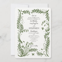 Immergrüne Eleganz Hochzeit