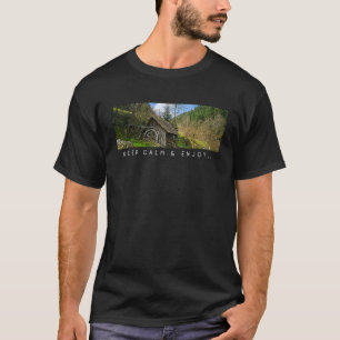 Immergrüne Natur Berghaus Bleib ruhig & genieße T-Shirt