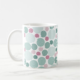 Immergrüne Spirale (Muster) Kaffeetasse