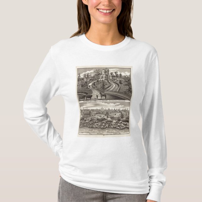 Immergrüner Bauernhof auf lager, Res T-Shirt (Vorderseite)