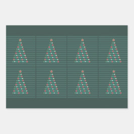 Immergrüner Rhythmus Geschenkpapier Set