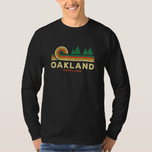Immergrüner Sonnenuntergang Oakland Wald Maryland  T-Shirt