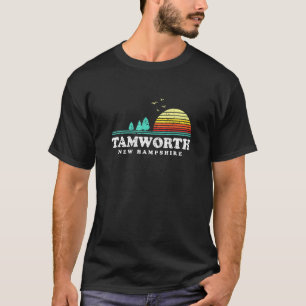 Immergrüner Sonnenuntergang Tamworth Wald New Hamp T-Shirt