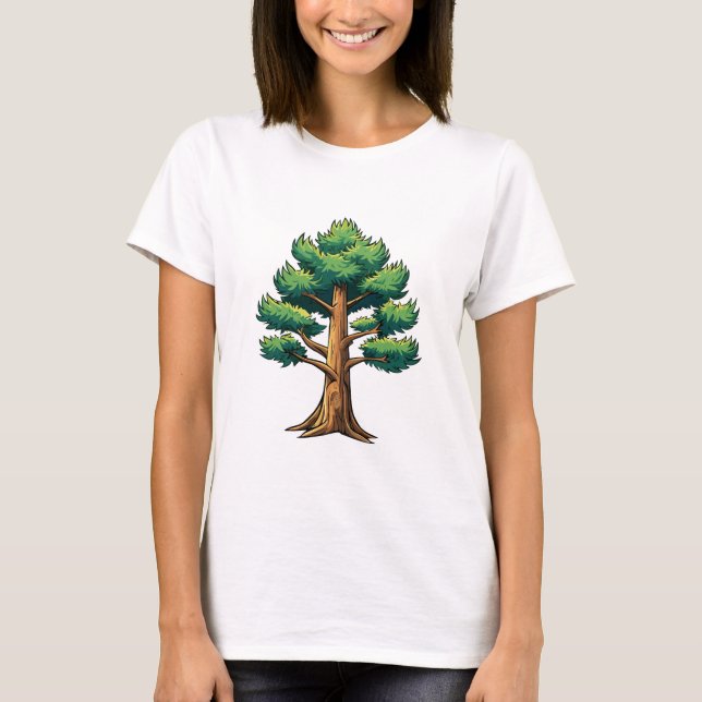 Immergrüner Wald T-Shirt (Vorderseite)