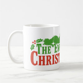 Immergrüner Weihnachtsbaum Titel Kaffeetasse