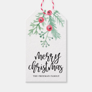 Immergrüner WeihnachtsFeriengeschenk-Umbau Geschenkanhänger