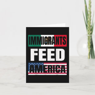 Immigranten Fütterte Amerika Einwanderer machen Am Karte