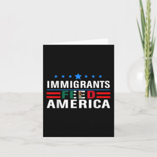 Immigranten Fütterte Amerika Einwanderer machen Am Karte