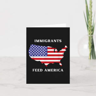 Immigranten Fütterte Amerika Flüchtlingsrechte Lib Karte