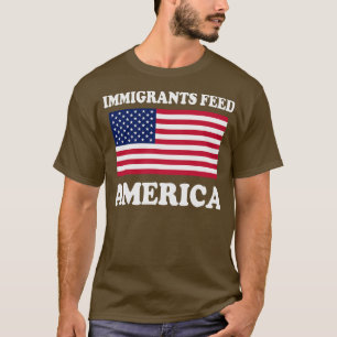 Immigranten Fütterte Amerika USA T-Shirt