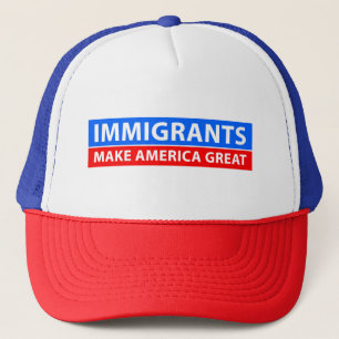 Immigranten machen Amerika groß - Truckerkappe