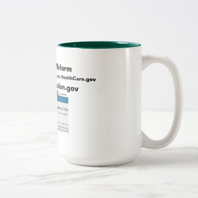 Immigrations-Reform-Tasse Zweifarbige Tasse (Rechts)
