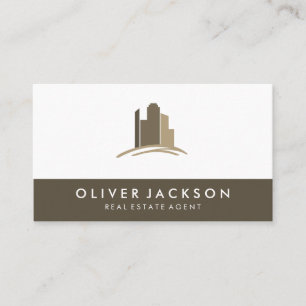Immobilien-Experten-Symbol Professionell Visitenkarte