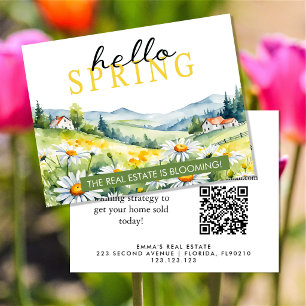 Immobilien Frühling Postkarte Hallo Frühling Makle Flyer