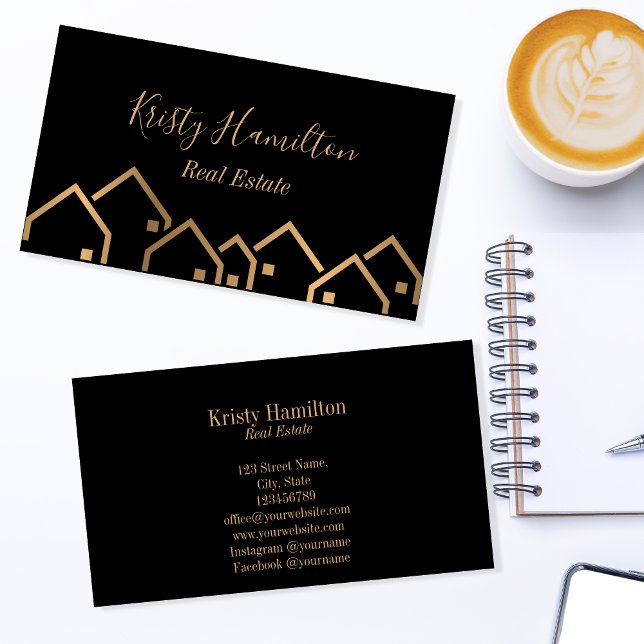 Immobilien für berufliches Anwesen Visitenkarte (Von Creator hochgeladen)