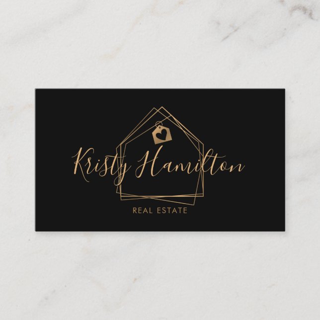 Immobilien für berufliches Anwesen Visitenkarte (Vorderseite)