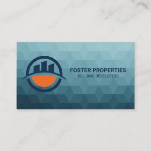 Immobilien Gewerbe Firmenlogo Visitenkarte