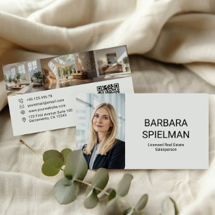 Immobilien-Hypotheken-Agentur-Property-Fotocollage Visitenkarte