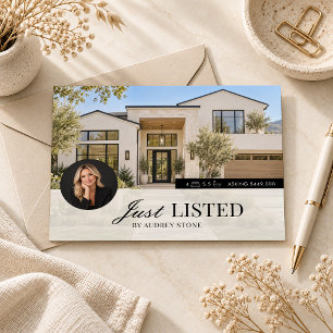 Immobilien-Marketing-Postkarte für neue Angebote Postkarte