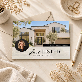 Immobilien-Marketing-Postkarte für neue Angebote Postkarte
