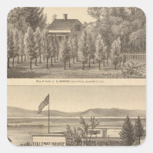 Immobilien Munyan, Armstrong, Kapp Quadratischer Aufkleber