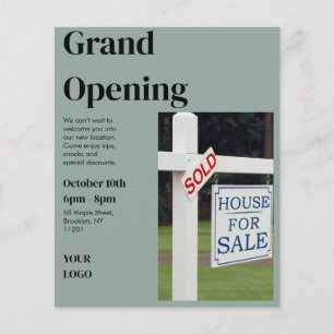 Immobilien-Open-House-Flugblatt Modern Flyer