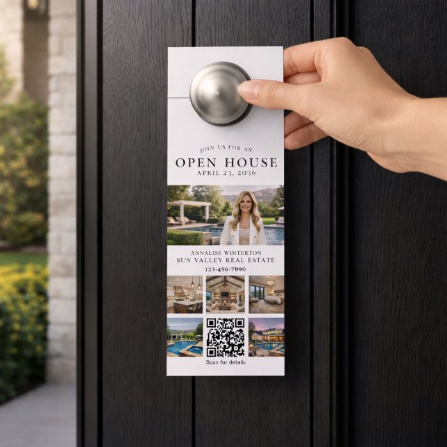 Immobilien-Open-House-QR-Code-Foto Türanhänger (Von Creator hochgeladen)
