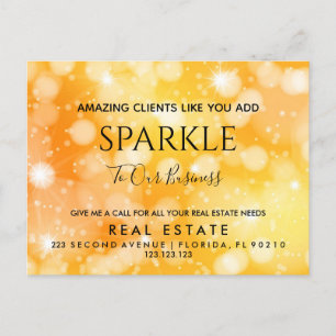 Immobilien-Open-House-Sparkle-Pop von Postkarte