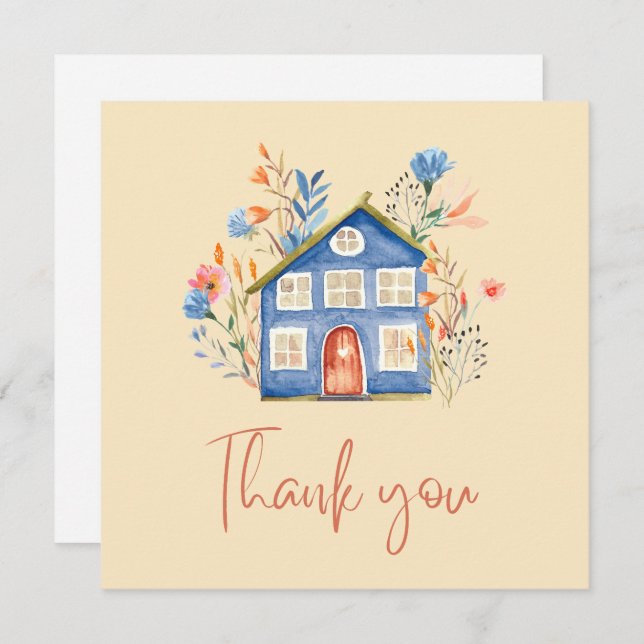 Immobilien Vielen Dank Hauseigentümer Budget Marke (Vorne/Hinten)