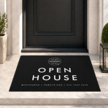 Immobilienagentur Open House Moderner Schwarzer Wo