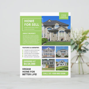 Immobilienflyer Vorlage
