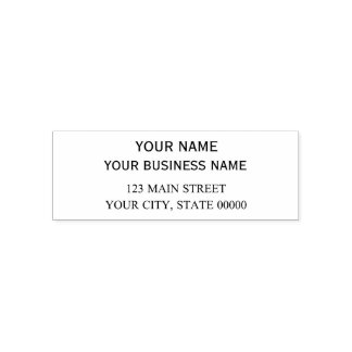 Immobilienmakler-Adresse Minimal Business Permastempel