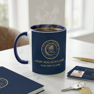 Immobilienmakler Benutzerdefinierte Logo-Immobil Tasse