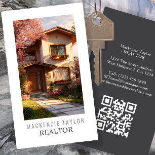 Immobilienmakler-Foto Professioneller Personalisie Visitenkarte