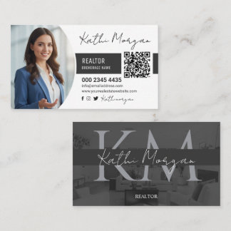 Immobilienmakler, Immobilienunternehmen, Immobilie Visitenkarte